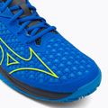 Men's tennis shoes Mizuno Wave Exceed Tour 5 CC peace blue/acid lime/iron gate 8
