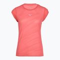 Women's running shirt Mizuno Aero Tee sunkissed coral
