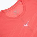 Women's running shirt Mizuno Aero Tee sunkissed coral 3
