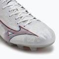 Men's football boots Mizuno Alpha JP white/ignition red/801 c 7