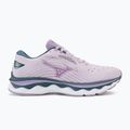 Women's running shoes Mizuno Wave Sky 6 pastililac/white/china blue 2