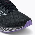 Women's running shoes Mizuno Wave Inspire 19 W black/ silver/ bitsweet 7