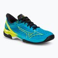 Men's tennis shoes Mizuno Wave Exceed Tour 5 AC is blue/bolt2 neon/black