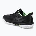 Men's tennis shoes Mizuno Wave Exceed Tour 5 AC black/silver/techno green 3