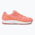 Women's tennis shoes Mizuno Break Shot 4 AC candy coral / white / fusion coral 2