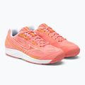 Women's tennis shoes Mizuno Break Shot 4 AC candy coral / white / fusion coral 5