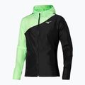 Men's tennis jacket Mizuno Release Hooded Jacket techno green/black