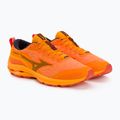 Men's running shoes Mizuno Wave Rider GTX zinnia/tigerlily/black 4