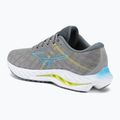 Men's running shoes Mizuno Wave Inspire 19 gray/jet blue/bolt2neon 3
