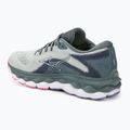 Women's running shoes Mizuno Wave Sky 7 pblue/white/high vs pink 3