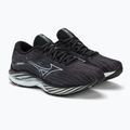 Women's running shoes Mizuno Wave Rider 27 Width ebony/snowcrest/black 5