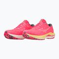 Women's running shoes Mizuno Wave Inspire 19 hi vis pink/ snow white/ luminous 15