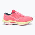 Women's running shoes Mizuno Wave Inspire 19 hi vis pink/ snow white/ luminous 2