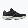 Women's running shoes Mizuno Wave Inspire 19 D black/ silver/ snowcrest 9