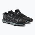 Men's running shoes Mizuno Wave Daichi 7 GTX black/ombre blue/stormy weather 5