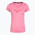 Women's running shirt Mizuno Core RB Tee sachet pink
