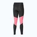 Women's leggings Mizuno Core Long Tight black/sangria sunset 2