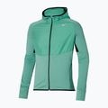 Men's Mizuno Warmalite Hybrid FZ mineral blue/black running jacket 6