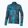 Men's Mizuno Premium Aero hawaiian ocean/black running jacket 5