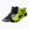 Mizuno Act Train Mid socks 2 pairs evening primrose/black