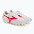 Men's Mizuno Morelia II Elite MD football boots white/flery coral2/bolt2 4
