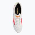 Men's Mizuno Morelia II Elite MD football boots white/flery coral2/bolt2 6