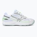 Women's volleyball shoes Mizuno Cyclone Speed 4 white/gridge/patinagreen 2