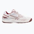 Women's volleyball shoes Mizuno Cyclone Speed 4 white/cabermet/mp gold 8