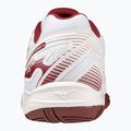 Women's volleyball shoes Mizuno Cyclone Speed 4 white/cabermet/mp gold 10