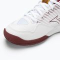 Women's volleyball shoes Mizuno Cyclone Speed 4 white/cabermet/mp gold 7