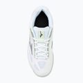 Mizuno Stealth Star 2 Jr children's handball shoes white/gridge/patinagreen 5