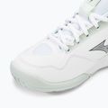 Mizuno Stealth Star 2 Jr children's handball shoes white/gridge/patinagreen 7