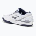 Mizuno Stealth Star 2 Jr children's handball shoes white/blueribbon/mpgold 3