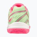 Women's padel shoes Mizuno Break Shot 4 Padel patina green / high vis pink / white 4