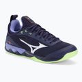 Men's volleyball shoes Mizuno Wave Luminous 2 evening blue / tech green / lolite