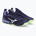 Men's volleyball shoes Mizuno Wave Luminous 2 evening blue / tech green / lolite 5