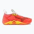 Men's volleyball shoes Mizuno Wave Momentum 3 neon flame / black / bolt2 neon 2