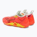 Men's volleyball shoes Mizuno Wave Momentum 3 neon flame / black / bolt2 neon 4