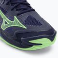 Men's volleyball shoes Mizuno Wave Momentum 3 evening blue / tech green / lolite 9