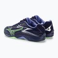 Men's volleyball shoes Mizuno Thunder Blade Z evening blue / tech green / lolite 4