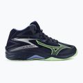 Men's volleyball shoes Mizuno Thunder Blade Z Mid evening blue / tech green / lolite 2