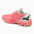 Women's volleyball shoes Mizuno Wave Lightning Z7 candycoral/black/bolt2neon 3