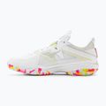 Men's badminton shoes Mizuno Wave Claw Neo 2 white / lunar rock / high vis pink 3