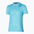 Men's tennis polo shirt Mizuno Charge Shadow Polo blue glow 3