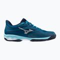 Men's tennis shoes Mizuno Wave Exceed Light 2 AC moroccan blue / white / bluejay 9