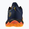 Men's Mizuno Wave Enforce Tour Padel dress blues / white / carrot curl padel shoes 10