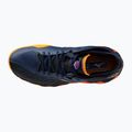 Men's Mizuno Wave Enforce Tour Padel dress blues / white / carrot curl padel shoes 11