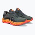 Women's running shoes Mizuno Wave Sky 7 turbulence/white/carrot curl 5