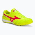 Mizuno Morelia Sala Elite TF safety yellow/fiery coral 2/galaxy silver men's football boots