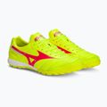 Mizuno Morelia Sala Elite TF safety yellow/fiery coral 2/galaxy silver men's football boots 5
